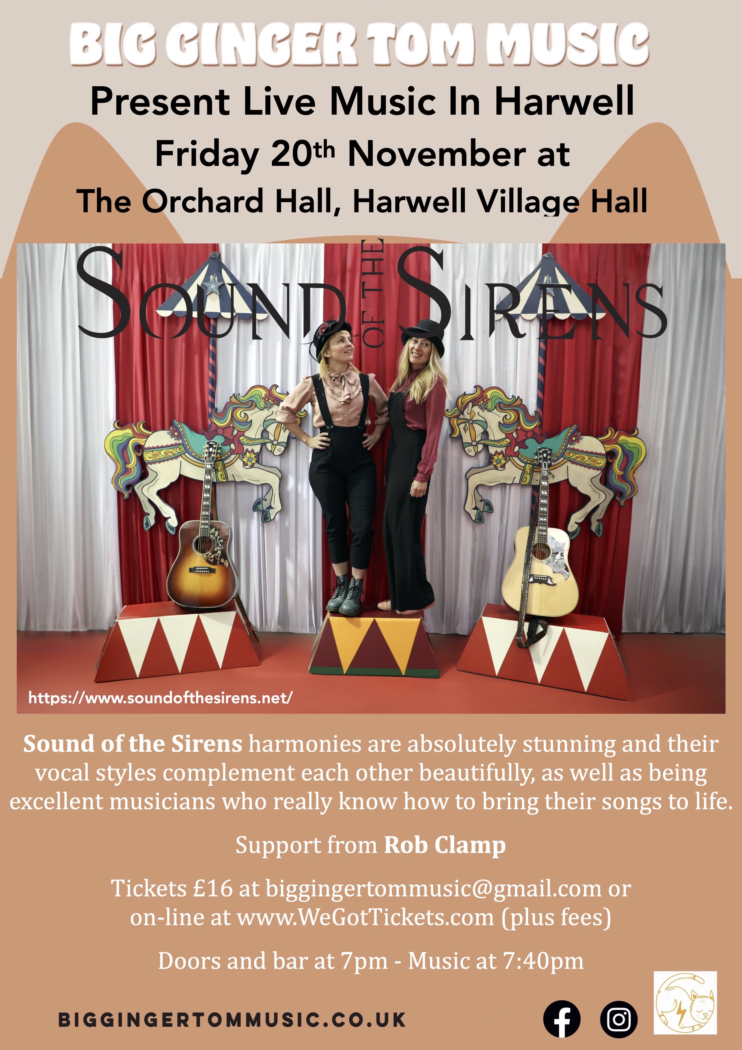 Flyer for Sound of the Sirens