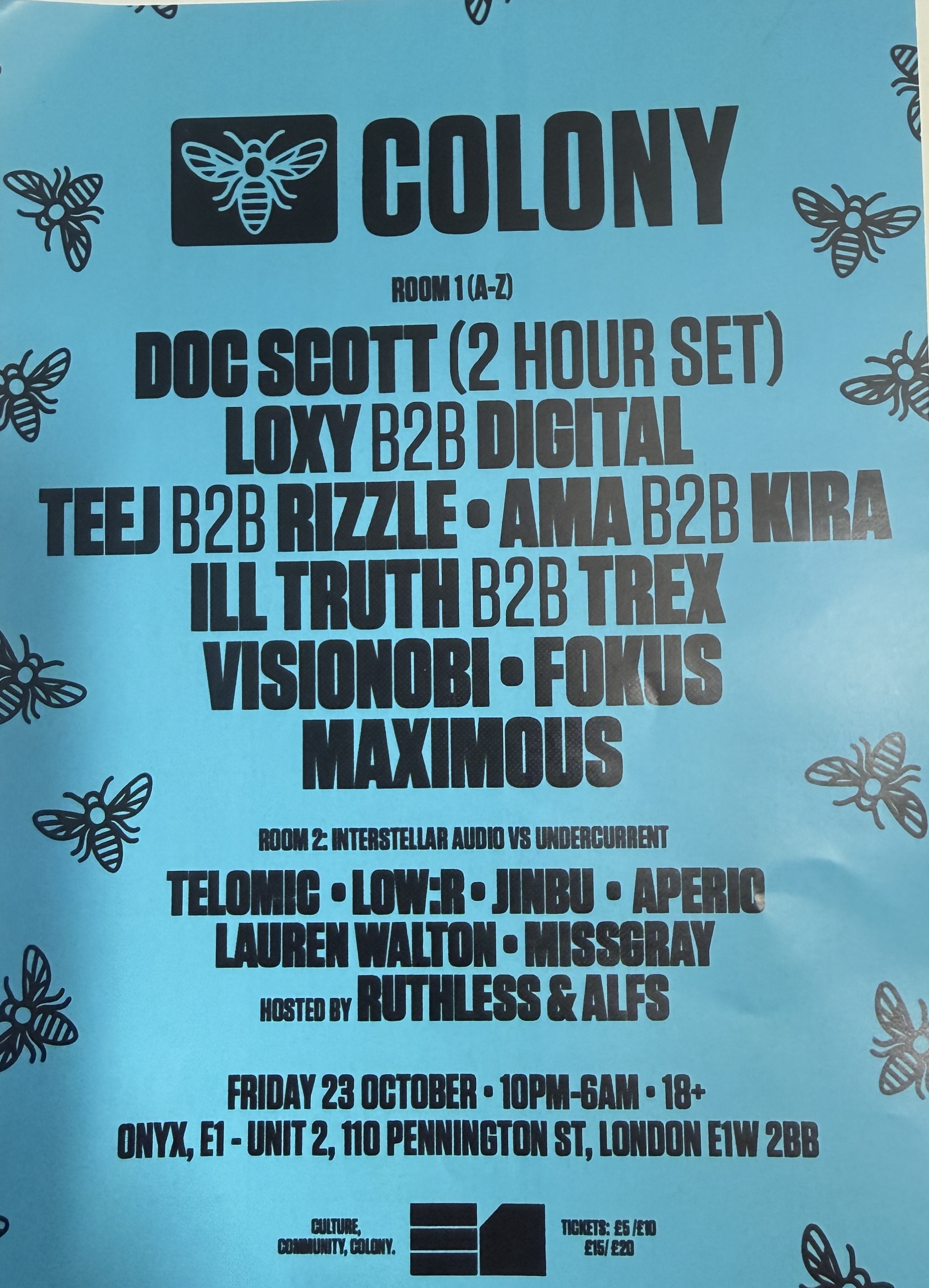Flyer for Colony