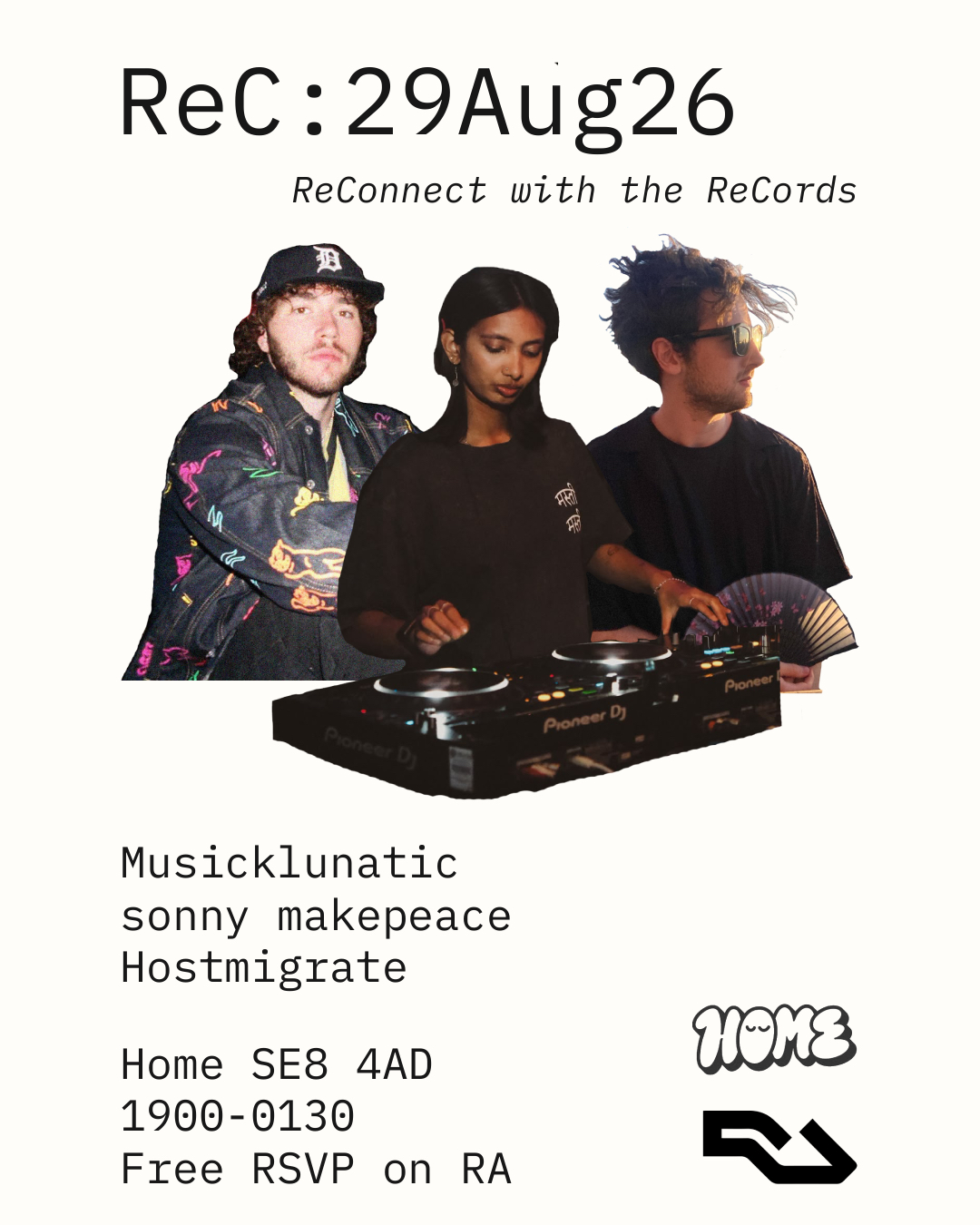 Flyer for ReC: ReConnect with the ReCords