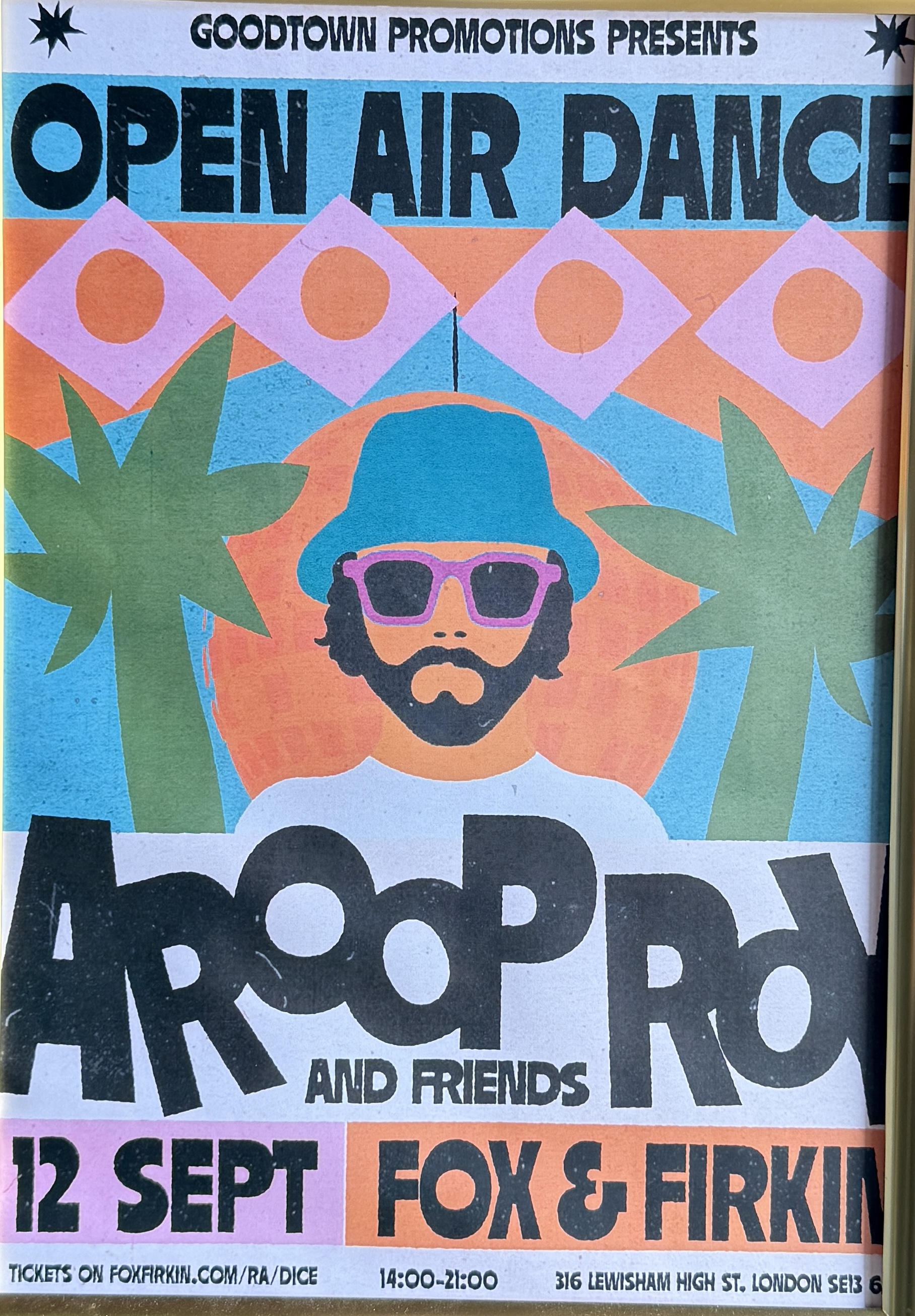 Flyer for Open Air Dance