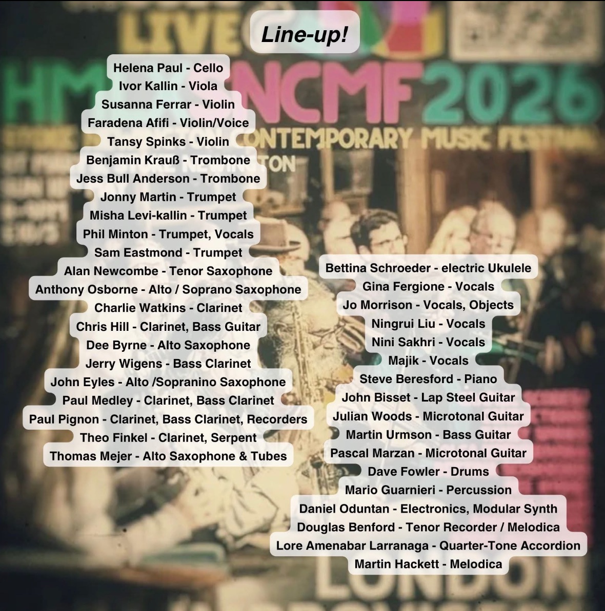 HML x SNCMF 2026: The London Improvisers Orchestra