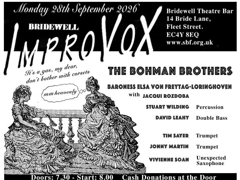 Flyer for ImproVox #18
