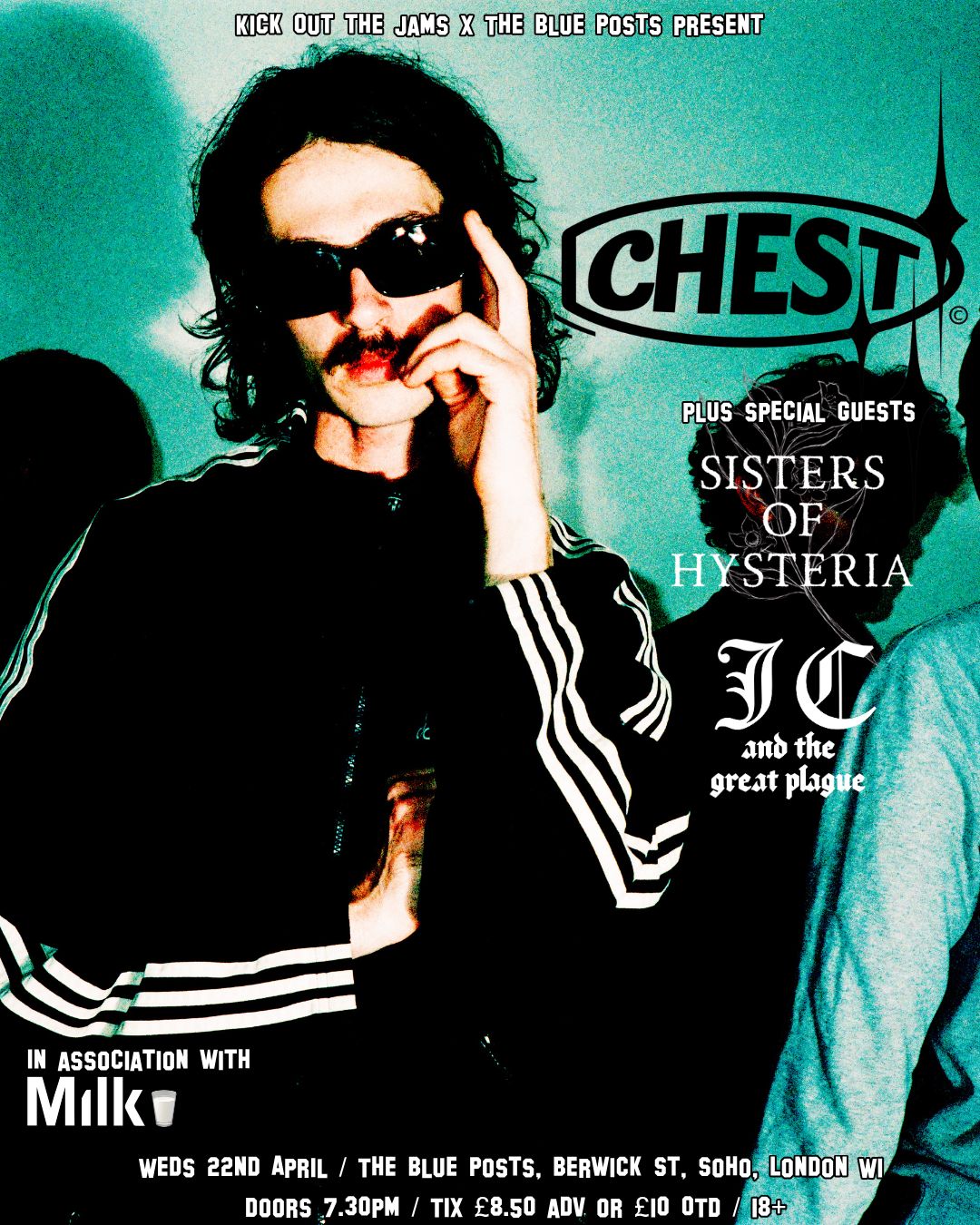 CHEST + Sisters of Hysteria + JC and the great plague