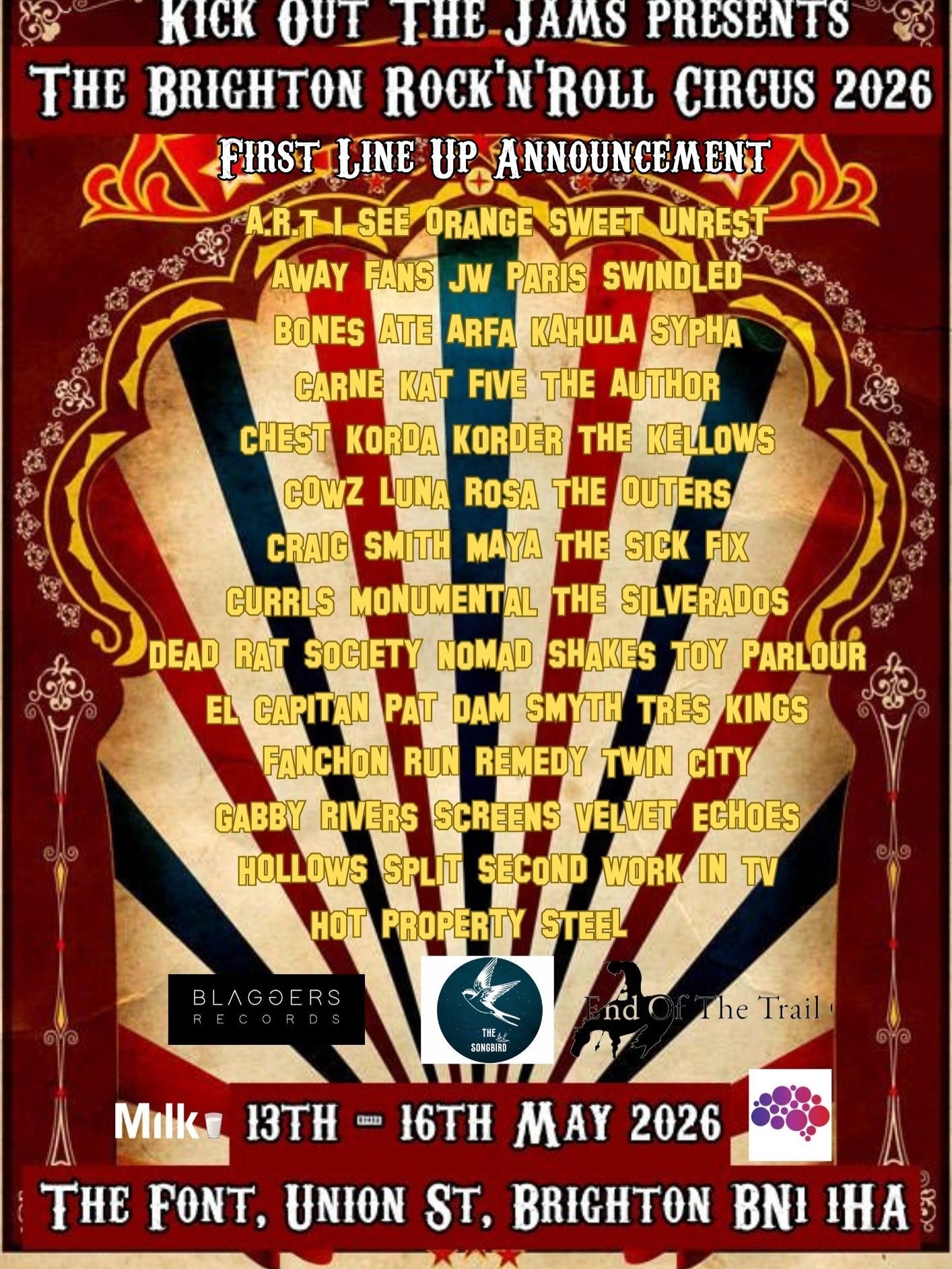 The Brighton Rock'n'Roll Circus 2026