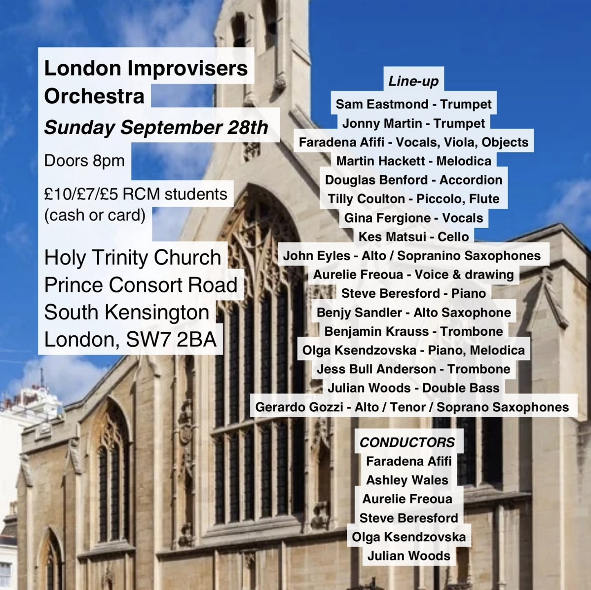 London Improvisers Orchestra Sep25