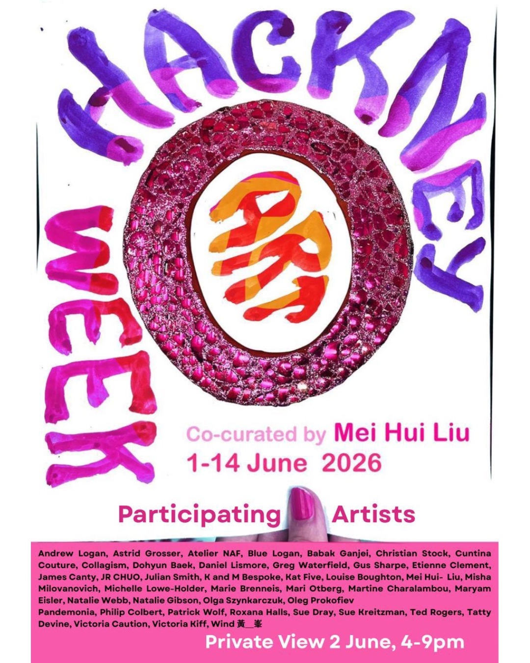 Hackney Art Week Pink Chaos
