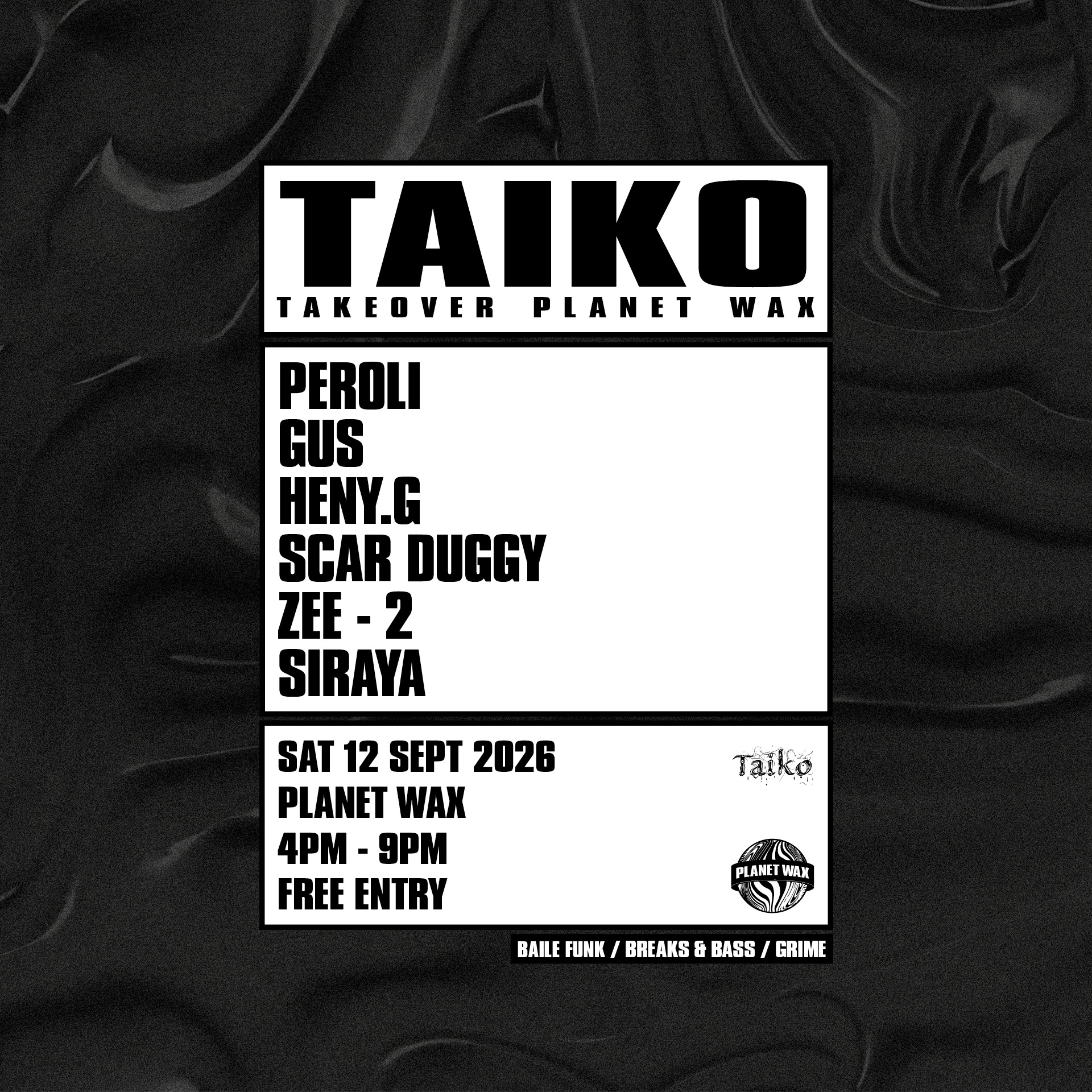 Taiko Takeover Planet Wax