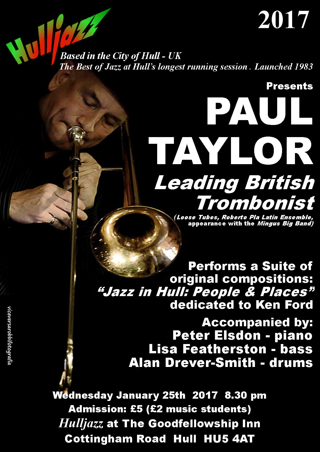 Paul Taylor: Jazz in Hull: People & Places