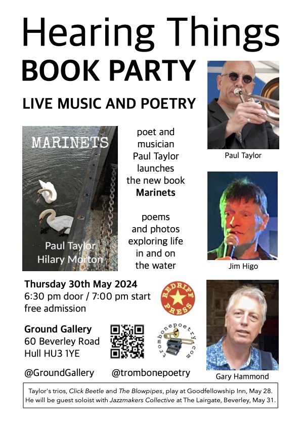 Flyer connected to Paul Taylor, Jim Higo, Gary Hammond