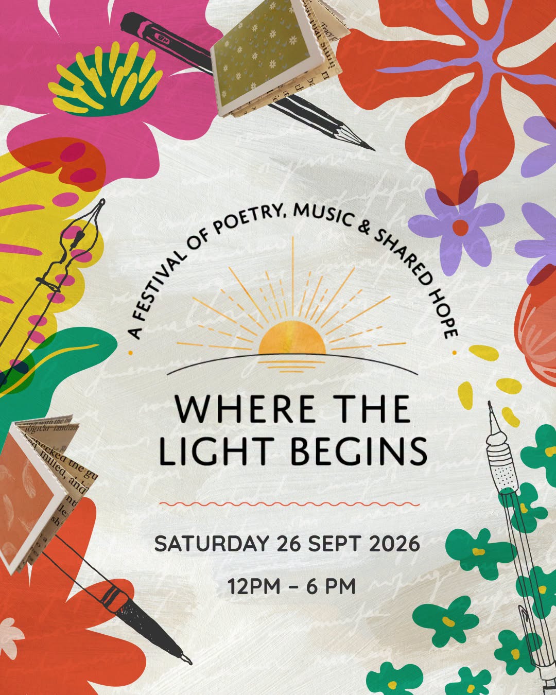 Flyer for Where The Light Begins