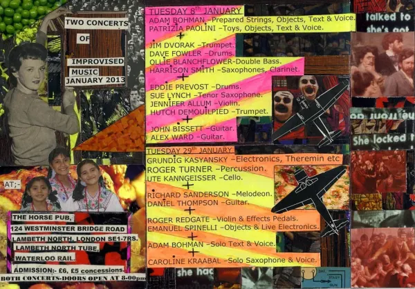 Two Concerts of Improvised Music January 2013