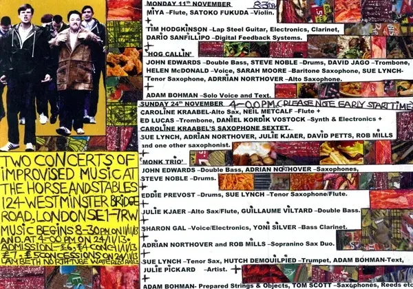 Two Concerts of Improvised Music at The Horse