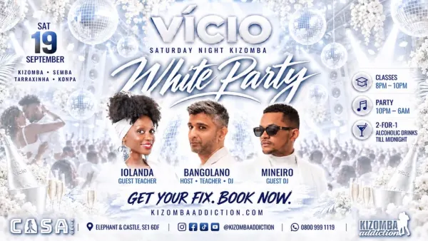 VÍCIO — The White Party: Kizomba in White