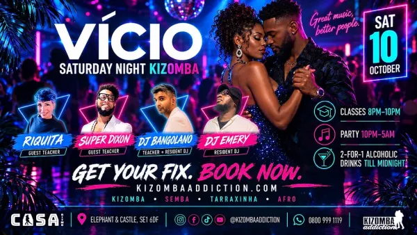 VÍCIO Saturday Night Kizomba