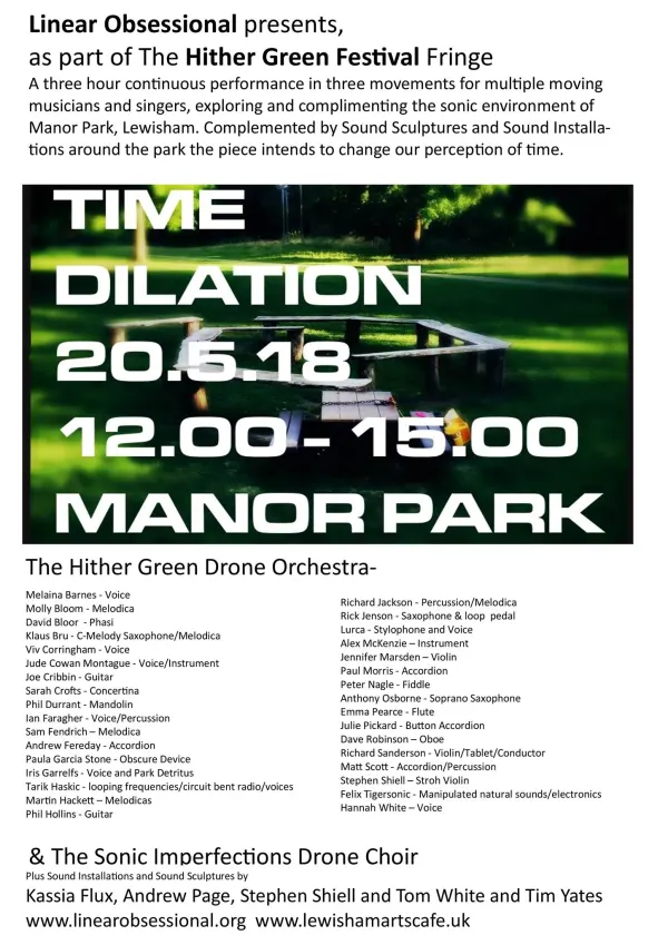 Linear Obsessional Live: Hither Green Festival Fringe