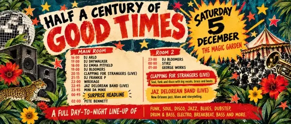 Flyer for Connorfest – Half a Century of Good Times