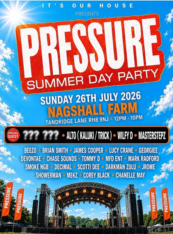 Pressure Summer Day Party