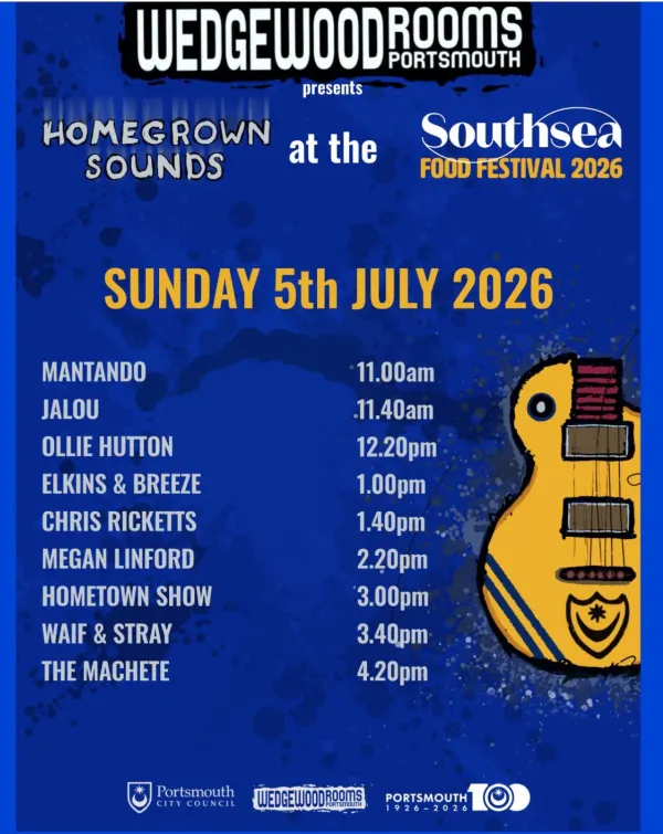 Homegrown Sounds at the Southsea Food Festival 2026