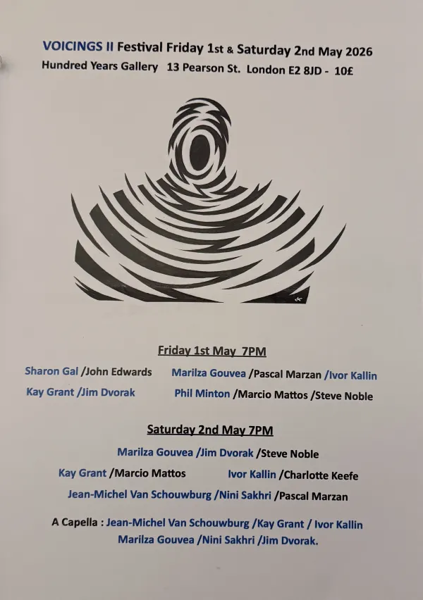 Voicings II Festival Saturday 2nd May