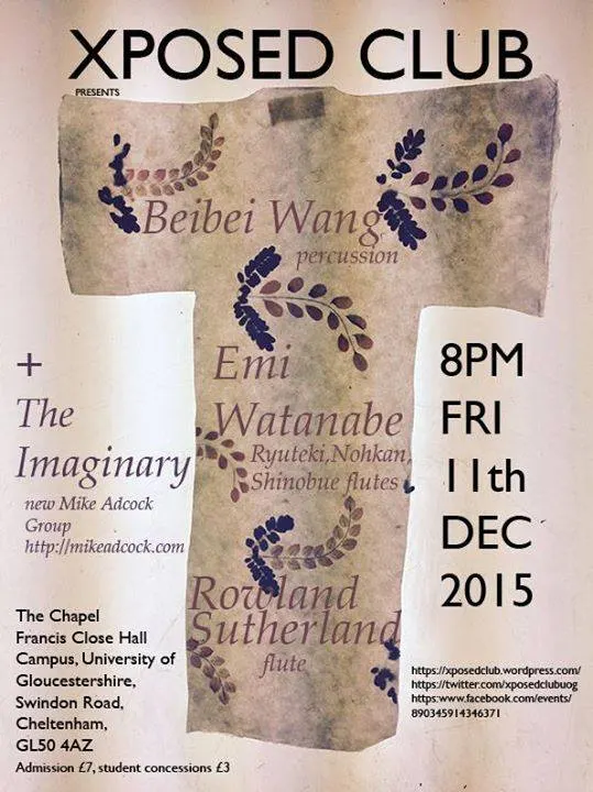 Xposed Club presents Beibei Wang + Emi Watanabe + Rowland Sutherland + The Imaginary